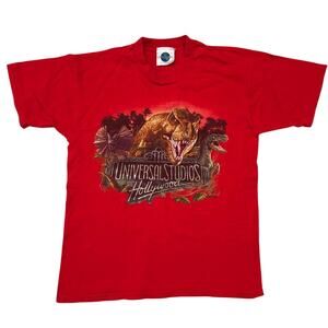 Vintage Universal Studios Dinosaur T Shirt Men's Large 90s Graphic Tee USA MADE
